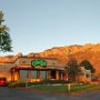 Dinner at the base of Sandia Mountain.