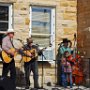 Mountain music at the courthouse.