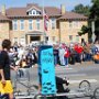 Outhouse racing teams on parade.