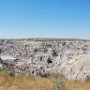 Hell's Half Acre is a giant crevice in the ground.  Indians would drive herds of buffalo over the edge for food.