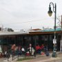 Franklin's BBQ.  We arrive at 9:00 am.  The line goes down the street and around the corner.